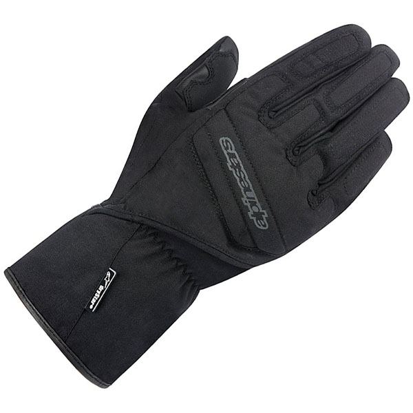 Alpinestars Stella SR-3 Drystar Ladies Motorbike Motorcycle Textile Gloves Black 